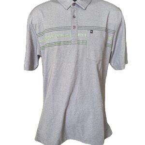 Travis Mathew’s Men’s Lavender and Gray Golf Polo Shirt. Size Large